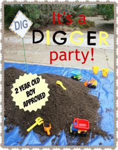 digger boy birthday party theme! My sons 2nd B-Day is just around the corner. Thank you so much I have been struggling on what we should do, he would absolutely Love this!!!!