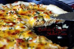 Buffalo Chicken Skillet Pizza