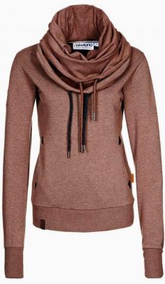 Long Sleeves Neck Layer Hoodie