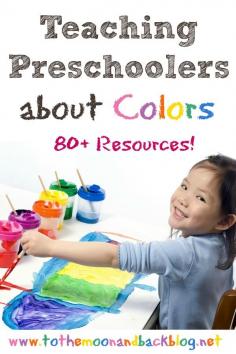 Teaching Preschoolers about Colors - To the Moon and Back