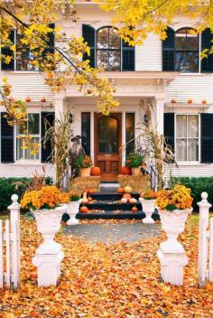 Gorgeous Fall-Adorned House