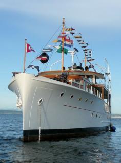 Here’s the interesting history behind this beautiful 80 year-old classic motor yacht courtesy of the Classic Yacht Association. - Rick Etsell Photo
