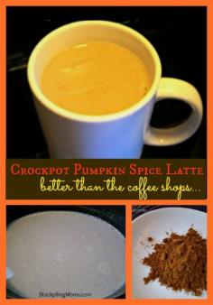 crockpot pumpkin spice latte