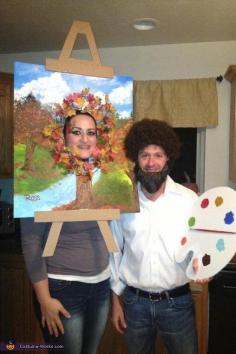Bob Ross and his Happy Little Tree - 2012 Halloween Costume Contest