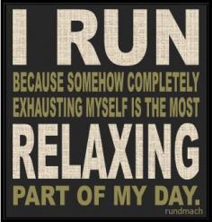 Because I do love the feeling after bursting my chest over a hill run