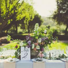 The table numbers and centerpieces -- I die. This is absolutely jaw-dropping. LOVE.