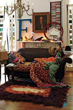 Anthropologie home decor .  Love the richness of #home design ideas