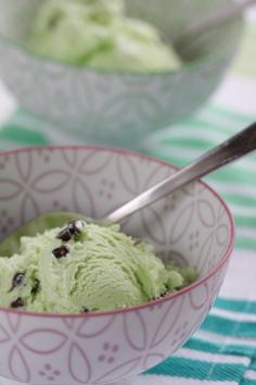 Mint Chip Ice Cream via @foodnfocus