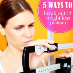 You’ve been working your butt off—literally! Exercising regularly. Eating well. But you just can’t get rid of those last few pounds. Frustrating? Absolutely. Hopeless? Absolutely not!  Look at these 5 Ways to Break Out of a Weight Loss Plateau #weightloss #plateau #healthyweight