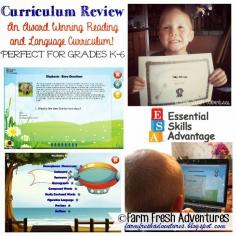 Online Reading and Language Curriculum for grades K-6th! #homeschool #readingcurriculum
