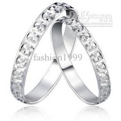 Free Shipping 925 sterling silver beautiful high-quality Fashion Starry couple rings