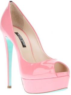 Pink heels #pumps #shoes