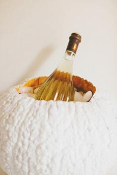 Pumpkin champagne ice bucket!