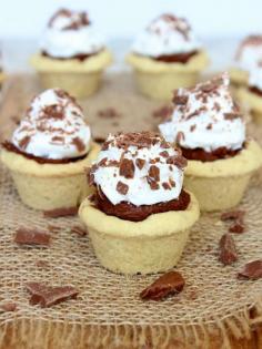 Maegan Brown of The BakerMama shows how to make the easiest little cream pies with a buttery crust and the dreamiest, creamiest fudge filling!
