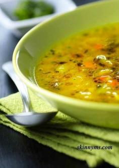 I LOVE this Fat Flush Soup recipe!  Delicious and is packed with antioxidants.  #fatflush #soup #recipe