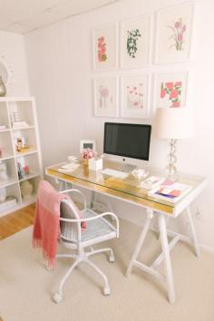 adorable office space.