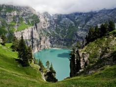 Switzerland  Öschinensee by Feffef, via Flickr