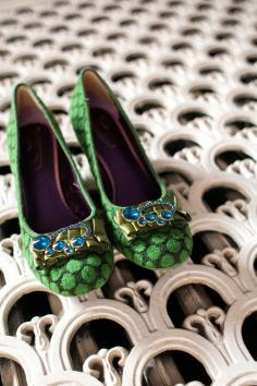 Awesome green Poetic License shoes