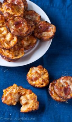 Pizza & Buffalo Wing Bites Recipe. The perfect after school snack! | Betsylife.com #12bloggers