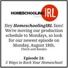 Big news from Homeschooling IRL radio show. Help us spread the word?  www.homeschooling...