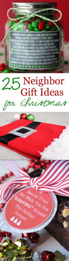 25 Neighbor Gift Ideas for Christmas