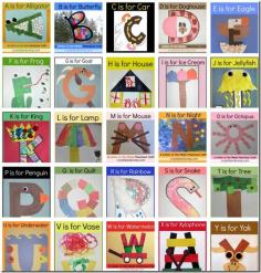 Letter of the Week Alphabet Crafts for Preschoolers