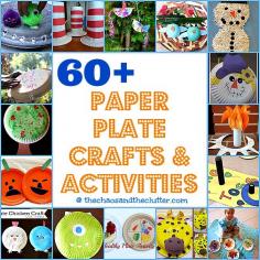 over 60 Paper Plate Crafts & Activities at The Chaos and The Clutter