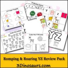 Free Romping & Roaring YZ Review Pack - 3Dinosaurs.com