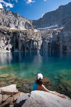 Precipice Lake lies deep in the interior of Sequoia National Park, California. It is half way between Los Angeles and San Francisco.
