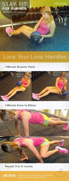 #StayFitforSummer: Lose Your Love Handles