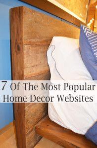 7 Of the most popular home decor websites.
