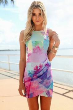 This Pin was discovered by Esther. Discover (and save!) your own Pins on Pinterest. | See more about watercolor dress, spring wedding dresses and wedding guest dresses.