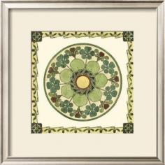 Arts and Crafts Plate II - Framed Art Print