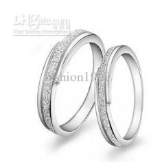 Free Shipping 925 sterling silver beautiful high-quality Fashion Flash Sand couple rings gift S0018