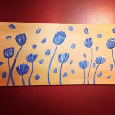 Tulip flowers wall decor on Etsy, $22.00