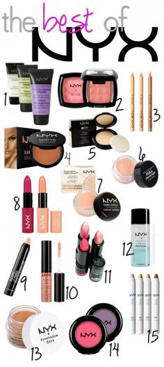 The Best #Makeup Products From NYX Cosmetics via @15 Minute Beauty