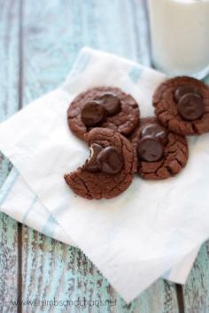 Peppermint Pattie Cookies | Crumbs and Chaos --for Jack