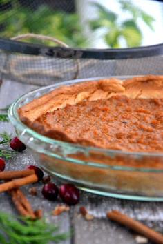 Gluten-Free Sweet Potato Pie #glutenfree