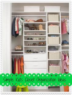 Tips for organizing kids closets tipsaholic.com #closet #kids #organization