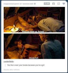 When they started questioning some of Ron's actions. | 29 Times Tumblr Raised Serious Questions About "Harry Potter"