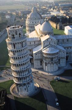 The Leaning Tower, the Cathedral, and the Baptistry, Pisa, Italy