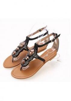 Women's bohemia flat sandals-thongs
