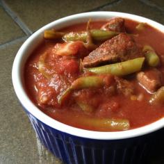 Slow Cooked Lebanese Green Beans and Beef