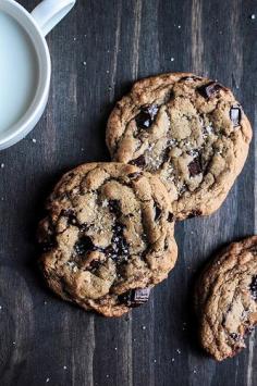 Salted Chocolate Chunk Cookies by pastryaffair
