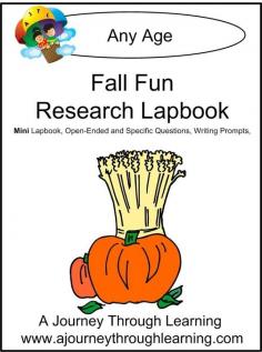 Free Fall Fun Research Lapbook