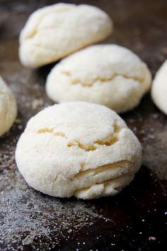 Lemon pillow cookies