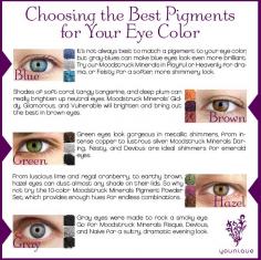 Choose the Best #Younique Pigments for Your Eye Color!  www.youniqueprodu...