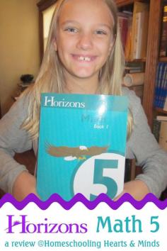 Review of Horizons Math 5 @ Homeschooling Hearts & Minds