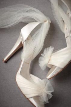 these tulle-wrap shoes are Stunning!