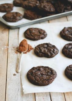sea salt brownie cookies